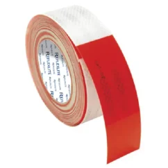 Cinta Reflectiva Rojo y Blanco 2" x Metro Lineal Astara