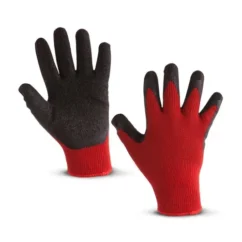 Guantes Rojo Palma Latex Negro Hiuyi